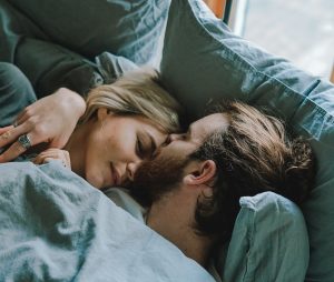 Couple in bed