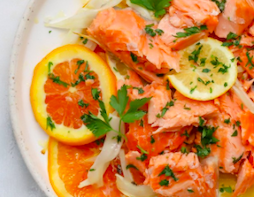 slow roasted salmon with citrus